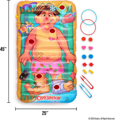 Hasbro SOAK-7103 Spritzer Operation Outdoor-Spiele, Mehrfarbig, 45 x 25, Spritzer