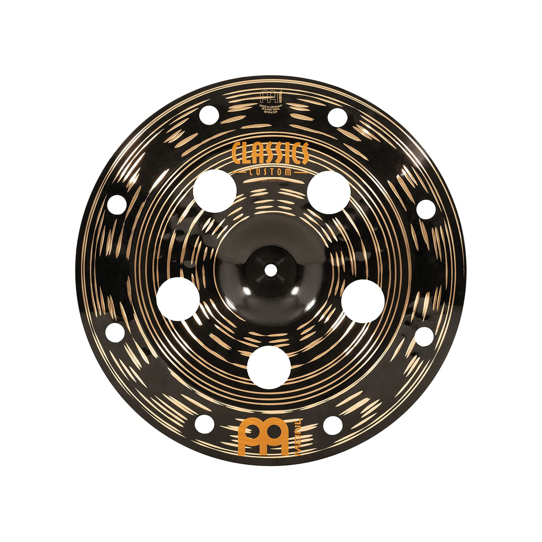 Meinl Cymbals Classics Custom Dark Trash China 16 Zoll (Video) Schlagzeug Becken (40,64cm) B12 Bronz