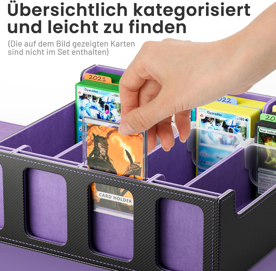 Hot Bee MTG Deck Box, Karten Aufbewahrungsbox für 2400 Karten, TCG Box, MTG Commander Deck Box, Samm