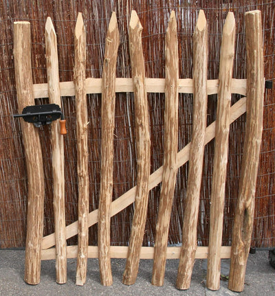 WEIDENPROFI Staketentor, Bauerngarten Gartentüre aus Haselnussholz, Grösse (BxH): 100 x 150 cm