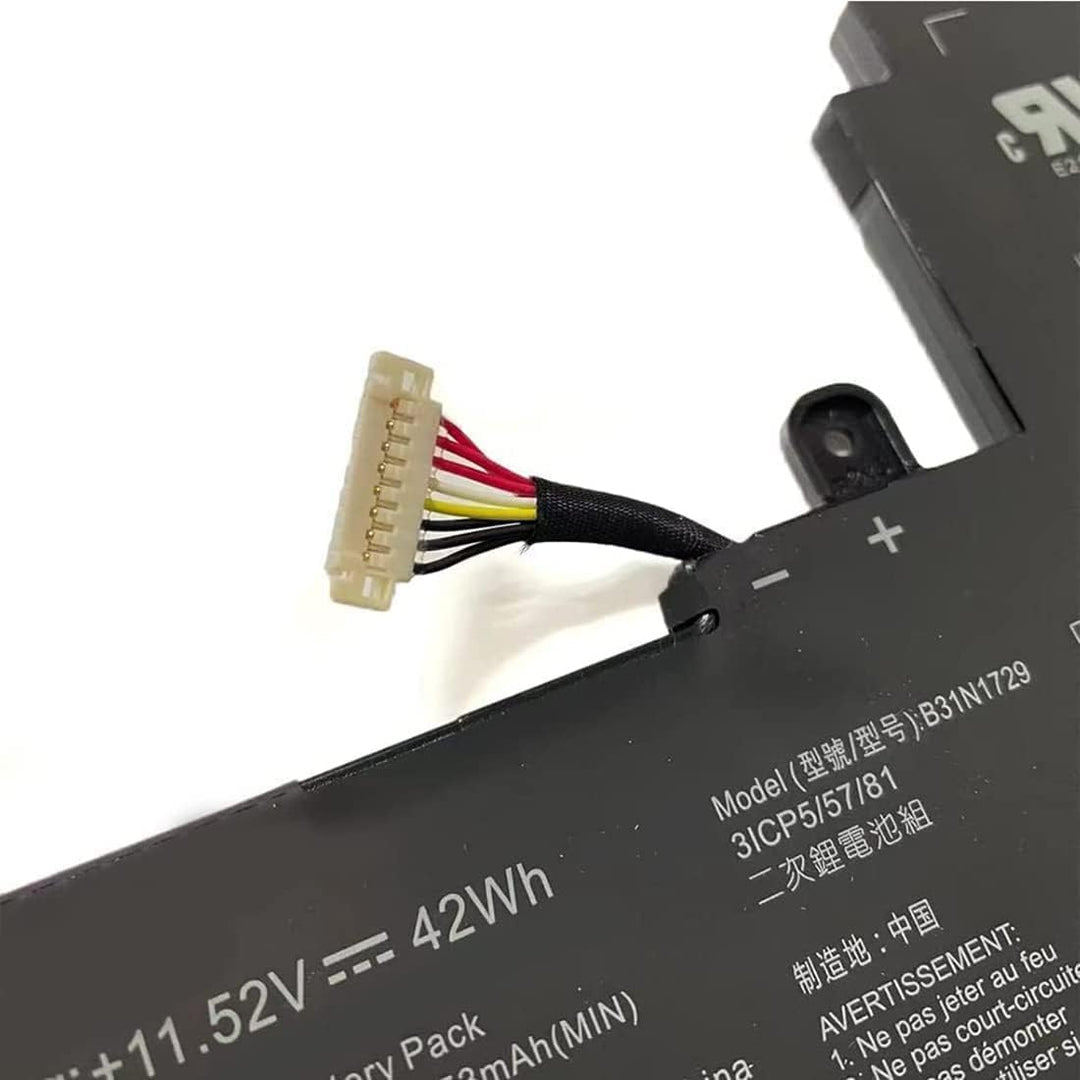 AKKEE 42Wh B31N1729 Replacement Laptop Akku für Asus VivoBook S15 S530 S530UA S530UN S530UN-BQ097T X