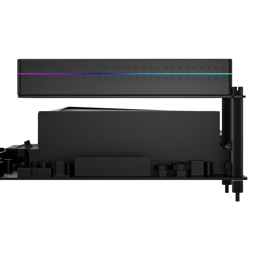 Thermalright MC-2 ARGB Black Memory Cooler, Dual-Lüfter mit 3200 U/min PWM-Design, leiser RAM-Kühler