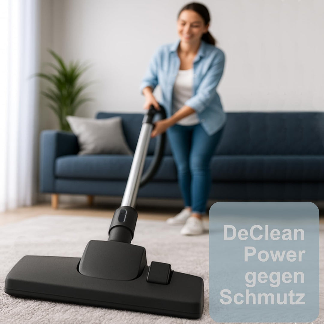 DeClean Bodendüse Bürste kompatibel mit Miele Staubsauger C1, C2, C3, Complete, Compact, Classic, S8
