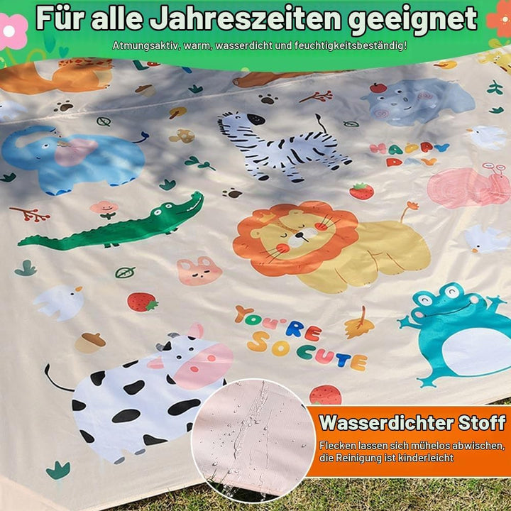 Picknickdecke wasserdicht, 150 x 210 cm Mini picknickdecke, Wasserdicht und schmutzabweisend, Ultral