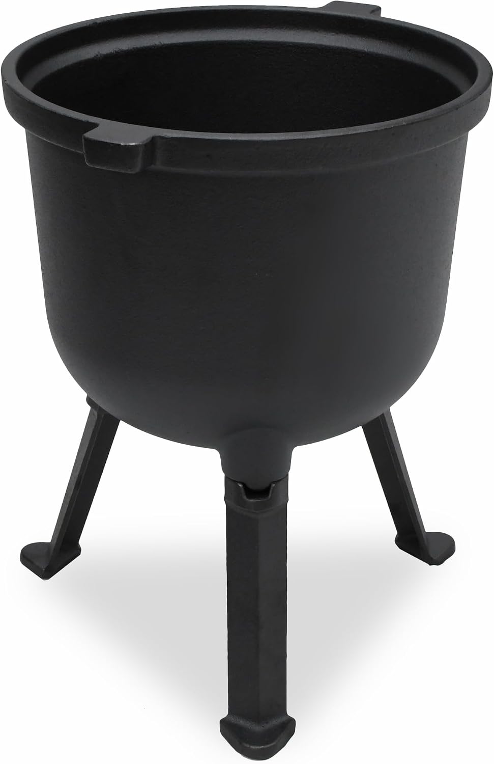 Gusseiserner Kochtopf, Jagd-Topf, Bräter für Lagerfeuer und Grill 8L 10L (10L), 10L