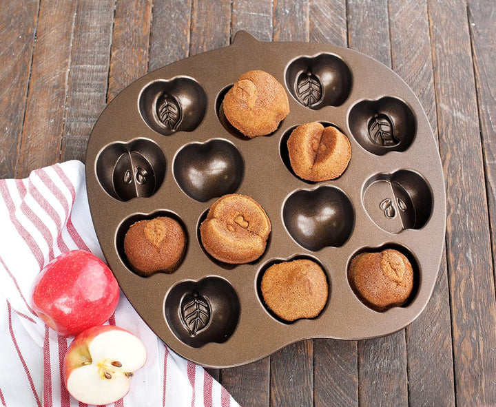 Nordic Ware 3D-Muffinform "Apfelscheiben" für kreative Backideen