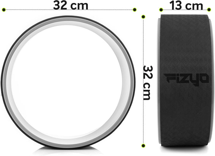 Fizyo Yoga Wheel Ø 32 cm – Yogarad für effektives Rücken-Training & Schmerzlinderung – Stabil, Rutsc