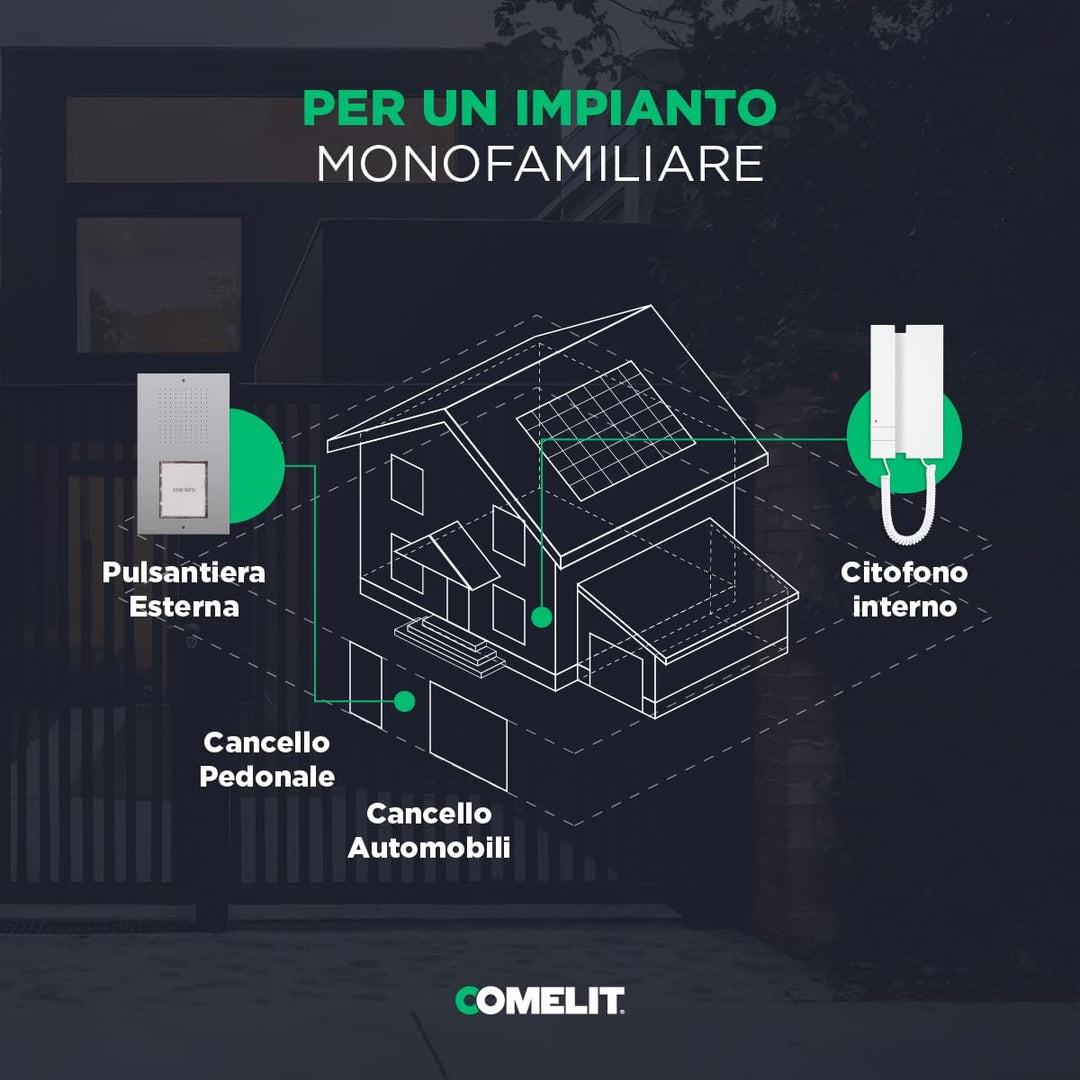 Kit Audio Analogique à 2 fils Ciao-Mini - KCA0061 - Comelit