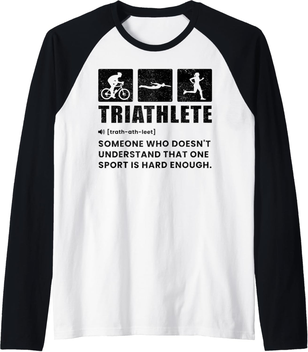 Die Definition von Triathles – Schwimmen, Radfahren, Laufen Raglan