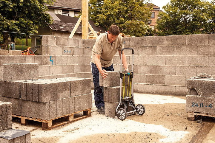 Wolfcraft TS 850 Transportsystem 5501000 / Komfortable & klappbare Sackkarre für Lasten bis zu 100 k