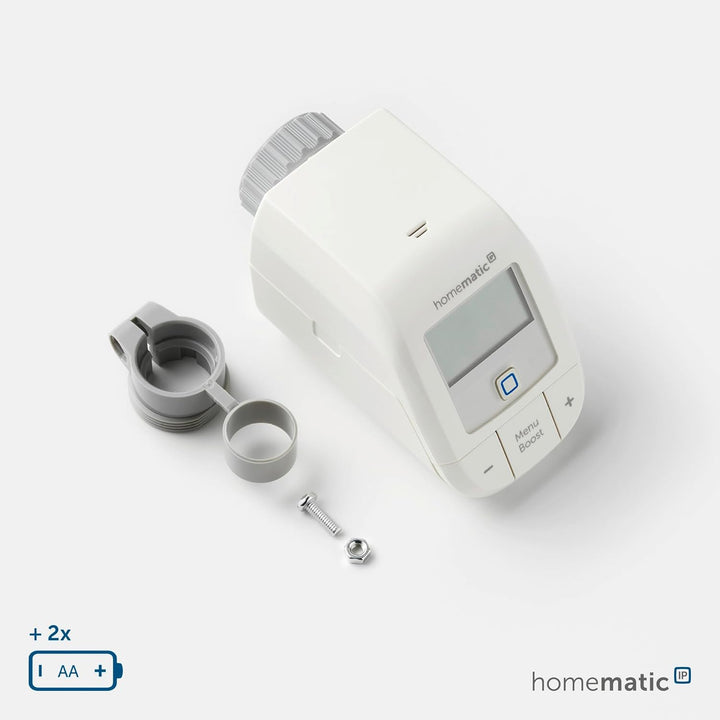 Homematic IP 3er Set Smart Home Heizkörperthermostat – basic, digitaler Thermostat Heizung, Steuerun