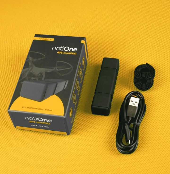 Tracker GPS für Drohnen, Autos notiOne® miniPRO | Mini-GPS-Tracker KEIN Abonnement, kostenlose App |