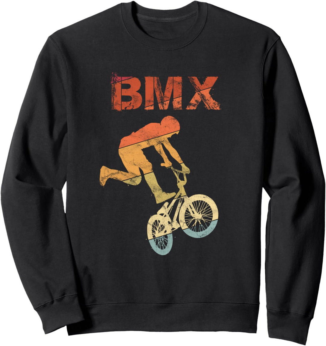 BMX Vintage Fahrrad Fans Kinder Geschenk Sweatshirt