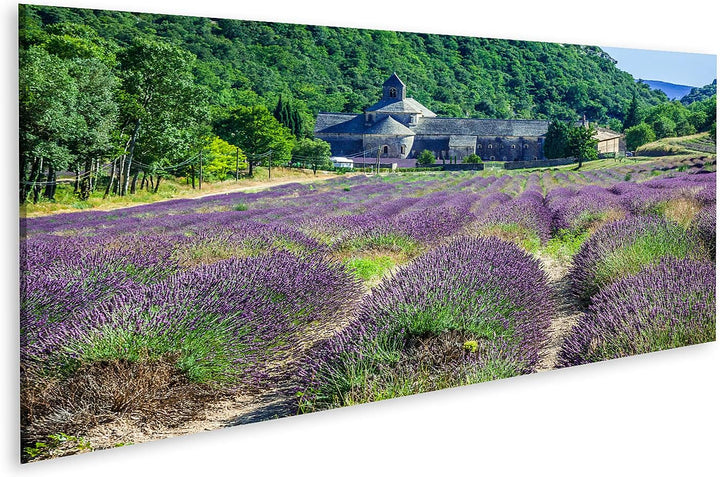 islandburner Bild auf Leinwand Lavendel Vor Der Abbaye De Senanque In Der Provence Bilder Wandbilder
