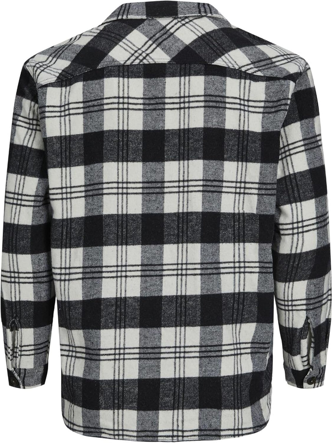 JACK & JONES Herren Jorollie Check Overshirt Ls Pls T-Shirt 3XL Navy Blazer, 3XL Navy Blazer