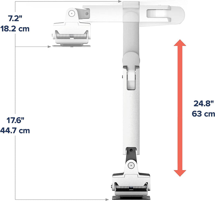 ERGOTRON 45-478-216 HX Monitor-Arm Monitoren 42In, Weiss 1 Monitor HX Arm Wand Weiss, 1 Monitor HX A