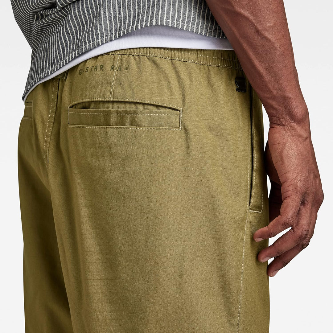 G-STAR RAW Herren Sport Trainer Shorts 24W Grün (Smoke Olive D21039-d384-b212), 24W Grün (Smoke Oliv