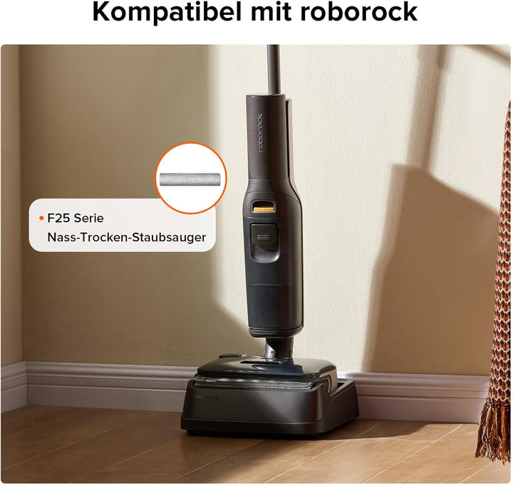 roborock Originale Bürstenrolle für Nass-Trocken-Staubsauger und Mopp, kompatibel F25-Serie, Grau