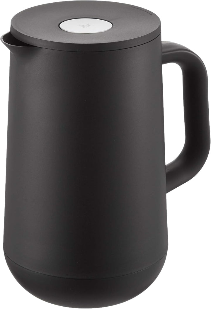 WMF Impulse Thermoskanne 1l, Isolierkanne für Tee oder Kaffee, Druckverschluss, hält Getränke 24h ka