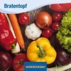EUROHOME Fleischtopf 3L - Kasserolle mit handlichem Griff - Edelstahltopf induktionsgeeignet - Kocht