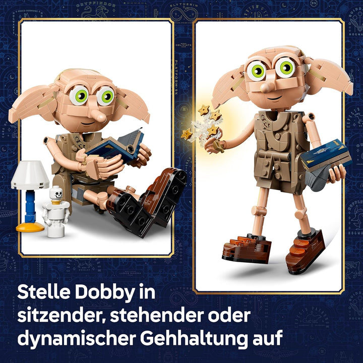LEGO Harry Potter Dobby, der Freie Elf Spielzeug - Modellbau umbaubar in eine Kreacher Figur - DIY K