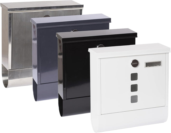 ARREGUI Chance E7001 Briefkasten aus Verzinktem Stahl mit Zeitungsrolle, Postkasten + Zeitungsbox, G