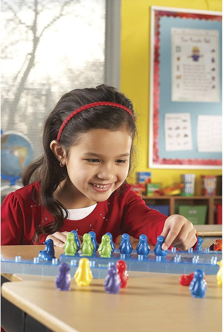 Learning Resources Penguins on Ice Mathematik-Spielset, 30 x 2.5 cm