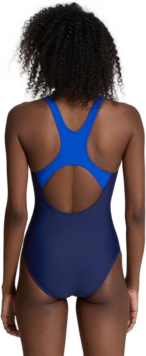 ARENA Damen Women's My Crystal Swimsuit Control Pro Back One Piece Swimsuit (1er Pack) 34 Navy-neonb