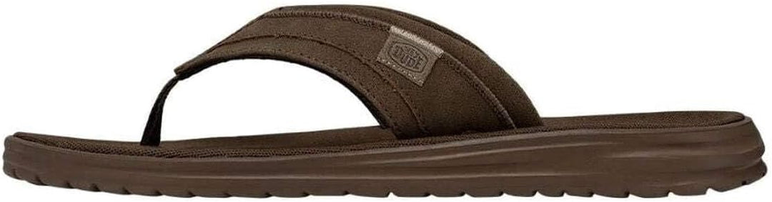 Hey Dude Herren Sami Flip Flops 41 EU Saddle, 41 EU Saddle