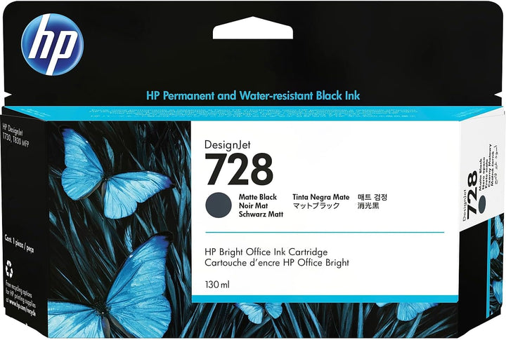 HP 3WX25A Ink Matte Black HP728 130ml
