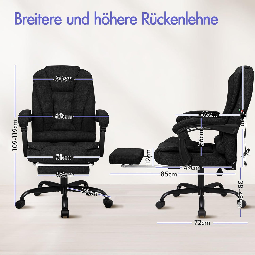 ALFORDSON Chair Bürostuhl, Computer-Schreibtischstuhl, Gaming-Drehstuhl für Computer-Arbeitstisch, e