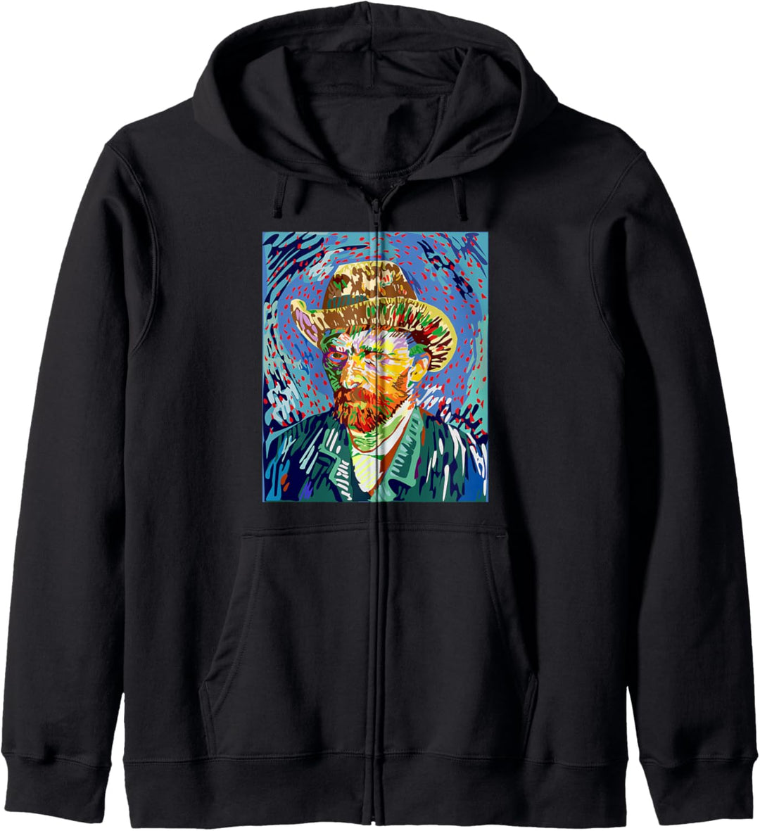 Cool Vincent van Gogh Painter Profile Graphic Design Art Kapuzenjacke
