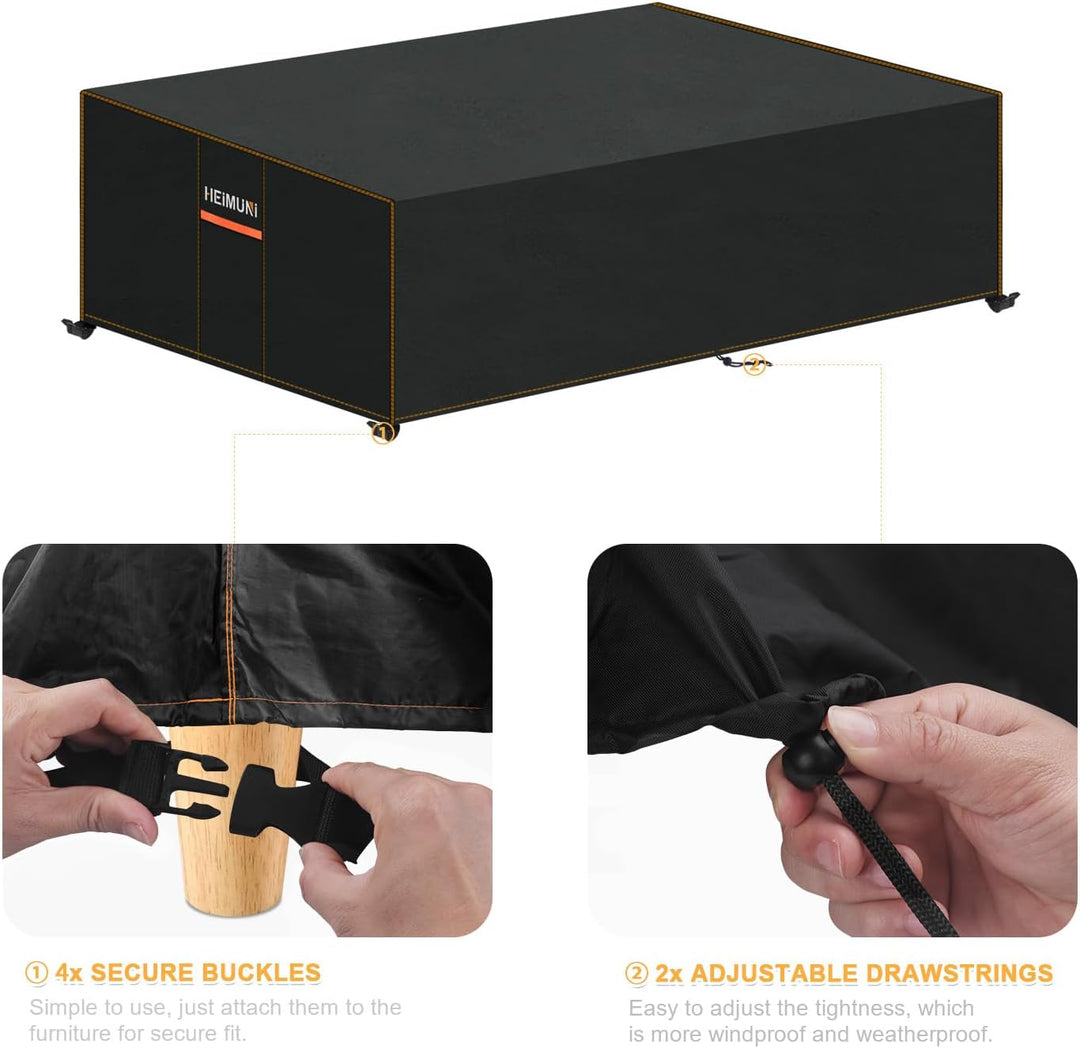 HEIMUNI Palettensofa Abdeckung Wasserdicht, Abdeckhauben für Palettenbank, Palettencouch Schutzhülle