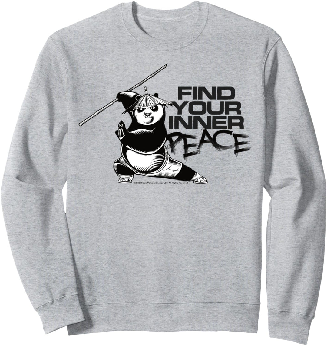 Kung Fu Panda Find Your Inner Peace Portrait Sweatshirt