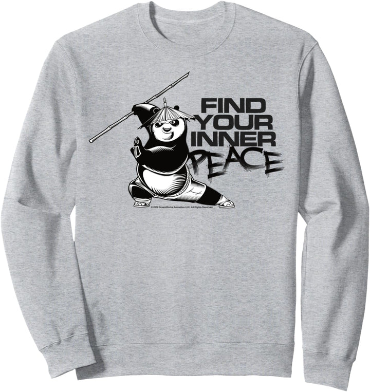 Kung Fu Panda Find Your Inner Peace Portrait Sweatshirt