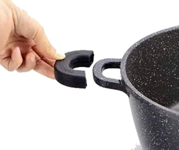 Cheffinger Kochgeschirr 6 tlg Topf Induktion Alu Guss Pfanne Set Kochtopfset