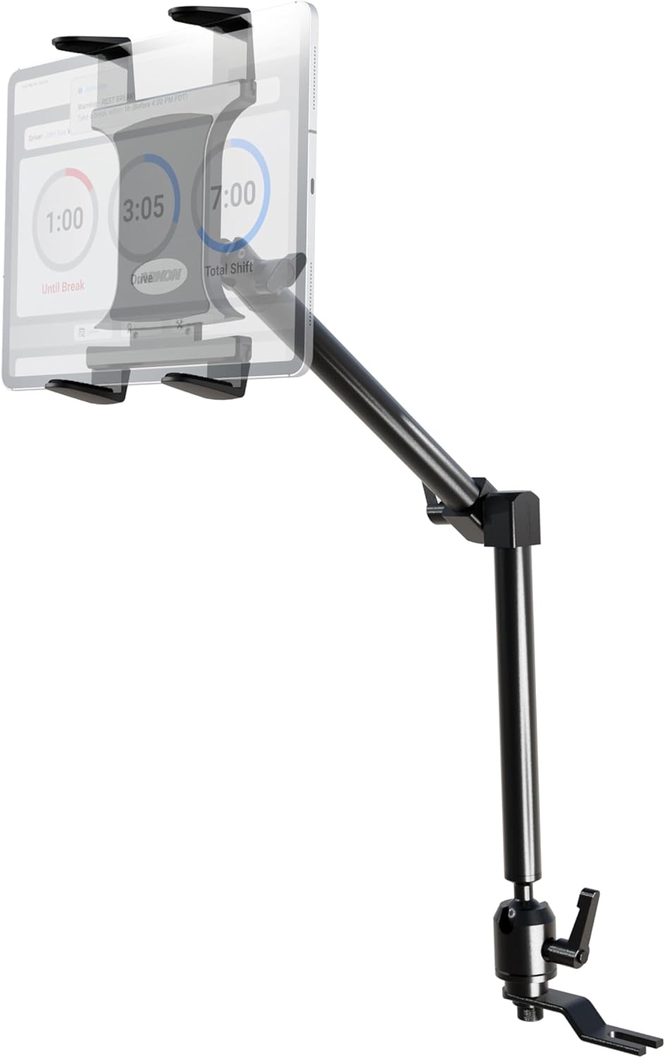 Arkon Mounts TAB801 Tablet-Halterung für Auto- oder LKW-Sitzschiene, mit 55,9 cm Arm, Schwarz, Halte