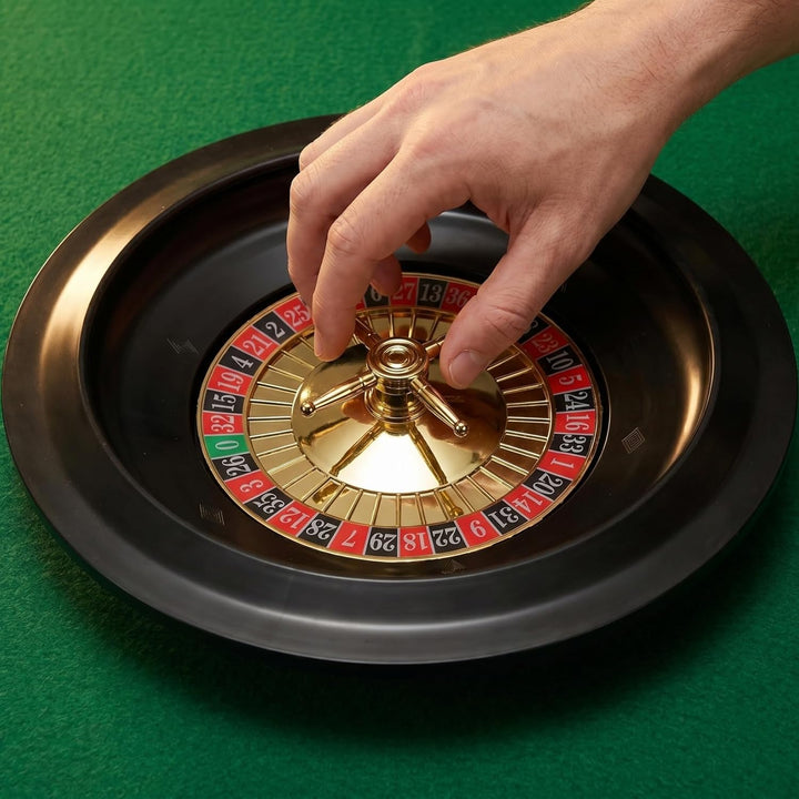 Toyvian Russisches Roulette Tischspielrad -Roulette-Tisch Party-Rad Tischspiel Rad Partyspiel Pokerr
