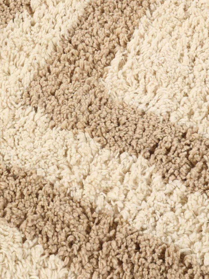 RugVista Badematte Chateau, 90 x 60 cm, Rechteckig, Mittelflor, Anti-Rutsch, Moderner Badteppich, Ma
