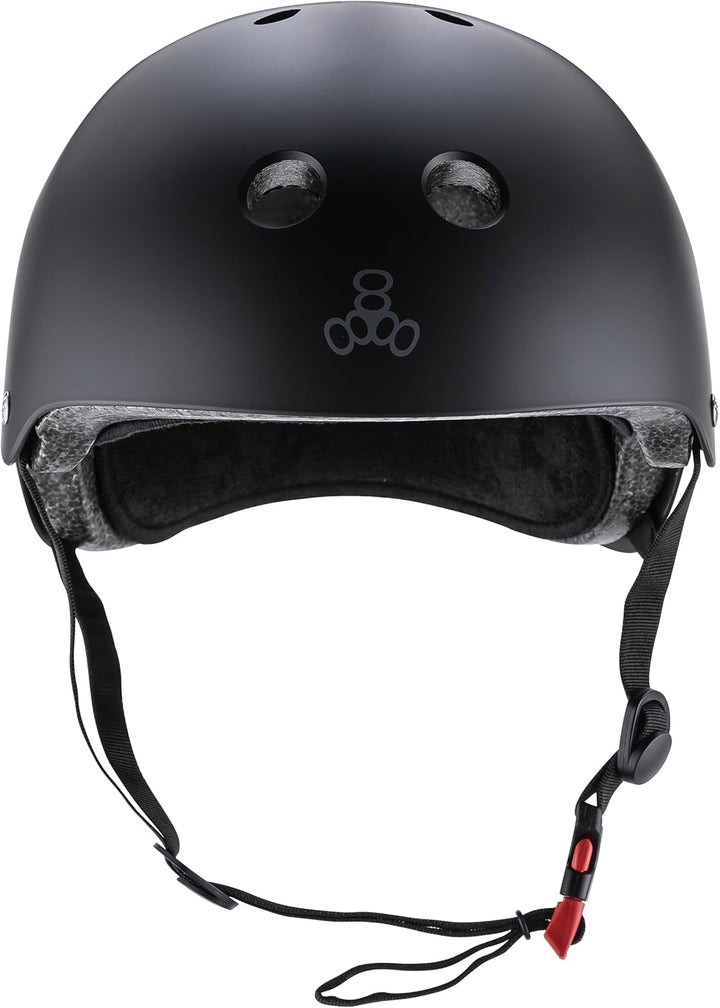 Triple 8 Kopfschutz Brainsaver Double Certification XL Black Matte, XL Black Matte