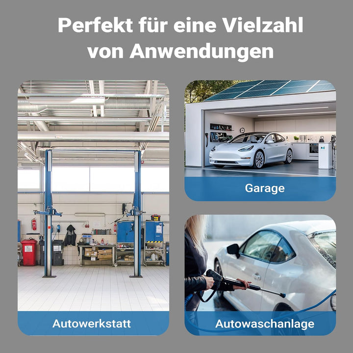 XPOtool Auffahrrampe 2er Set Schwerlast Autorampen bis 5 Tonnen aus Kunststoff für PKW und Fahrzeuge