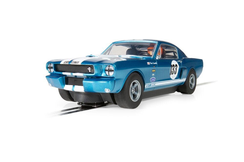 Scalextric Cars – C4517 Shelby Mustang GT350 – Paul Kenelly – Equipe GTS – Spielzeug-Schlitzauto zur