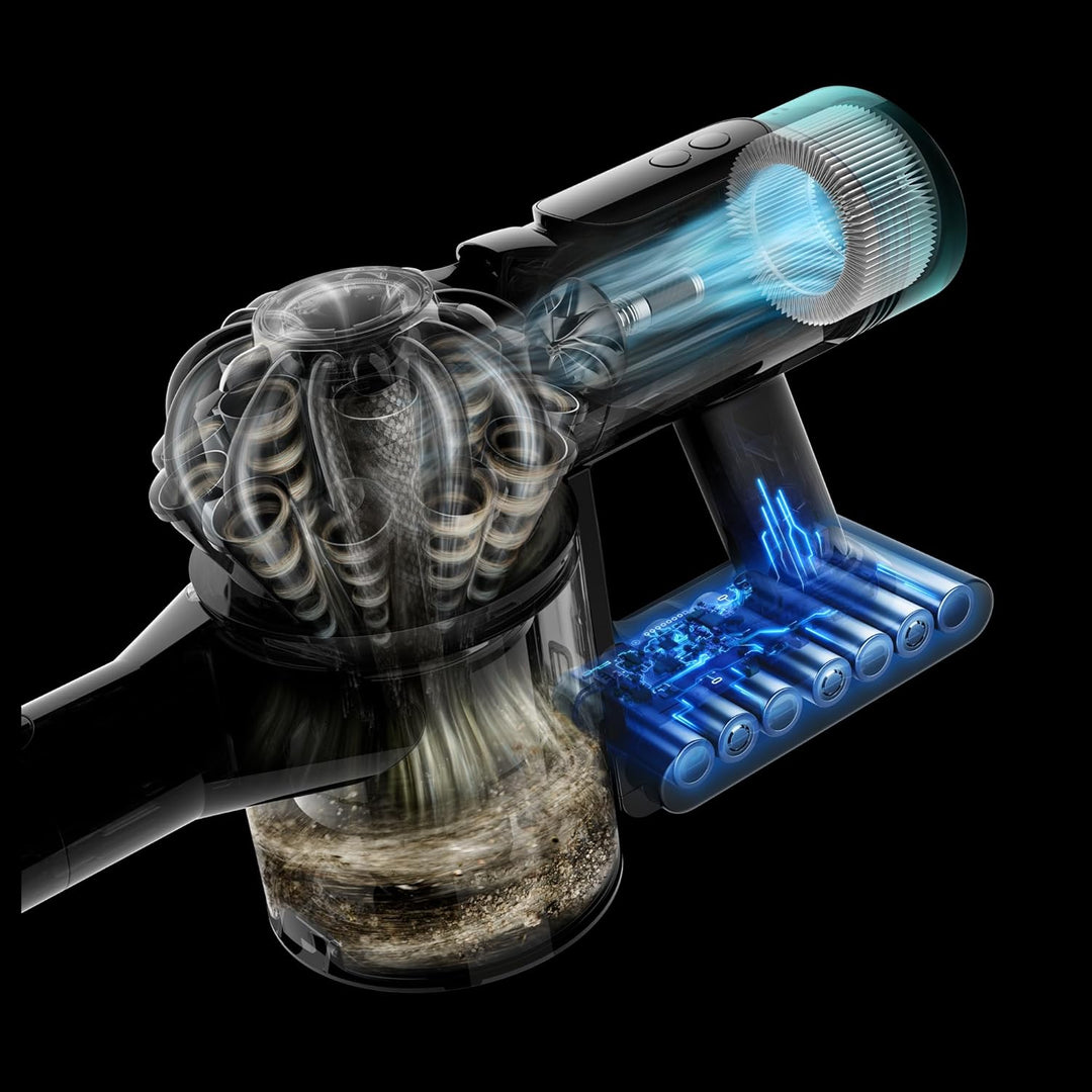 Dyson V10 Konical™ Akku‑Staubsauger – 150 Airwatt, Starke konstante Saugkraft, Anti‑Haarverhedderung