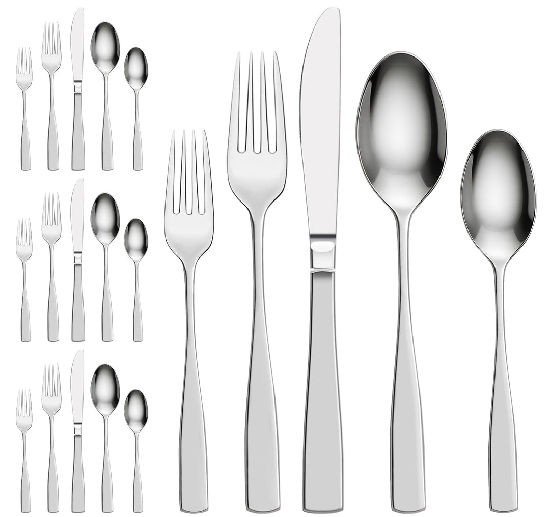 Personalisiert Besteck Set für Erwachsene,Essbesteck mit Gravur,Edelstahl Messer Gabel Löffel Set Sp