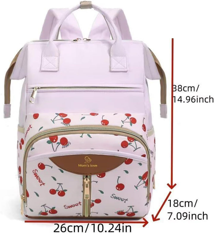 Generisch Wickelrucksack - Wickeltasche Mit Isoliertem Flaschenfach | Reise Baby Tasche Mit Wickelun