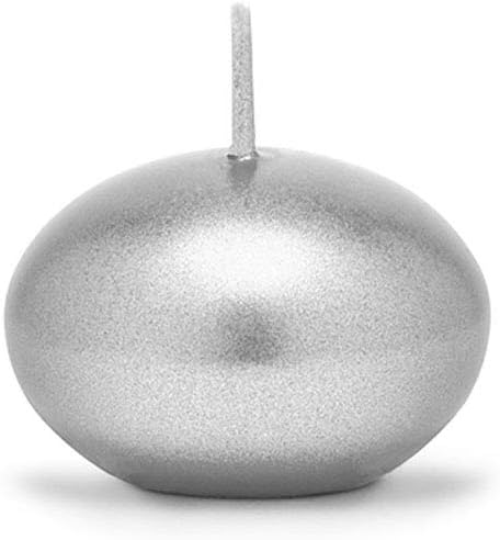 Schwimmkerzen 50 Stk Ø 40 mm Schwimmkerze Kerzen (Silber), Silber