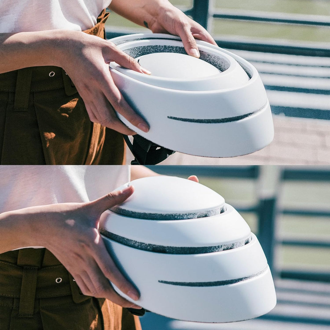 CLOSCA Faltbarer Helm.Fahrradhelm für Erwachsene. Fahrradhelm und Rollerhelm Zertifiziert. Pendlerhe
