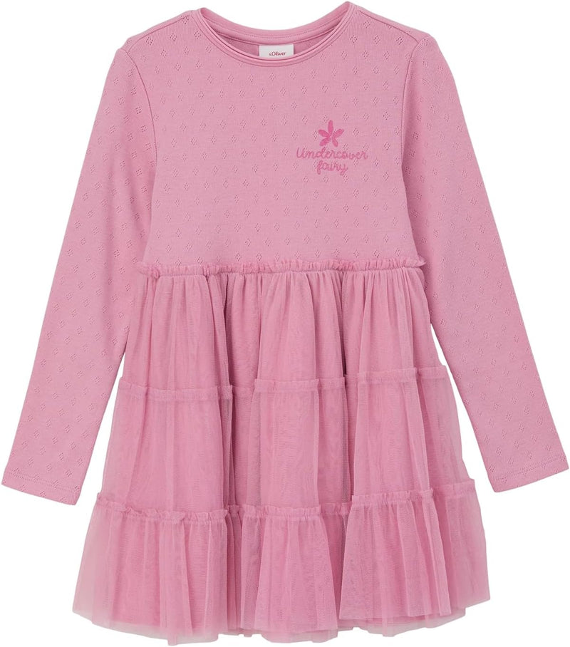 s.Oliver Mädchen Kleid kurz 92 Rosa, 92 Rosa