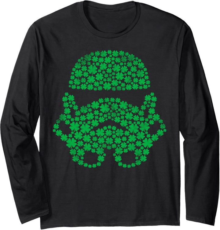 Star Wars Trooper Clover Helmet Poster Langarmshirt