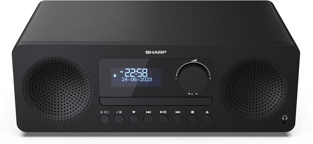 Sharp XL-B720D Tokyo DAB+ All-in-One Hi-Fi-System | Bluetooth, CD, UKW-Radio, USB, Aux | 20 Sendersp